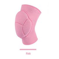 1 Piece Of Sports Compression Elastic Knee Pads Thickened Sponge Knee Pads Support For Dance Training,Running,Yoga Fitness S pink