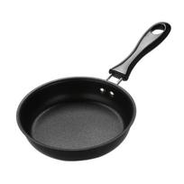 (Nikita) 1 vnt Nelipnus kiaušinių blynų omletas mini keptuvė mini indai juodi One Size juoda