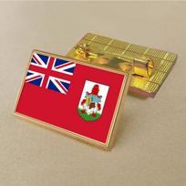 Bulgarijos vėliavos sagė 2,5 * 1,5 cm, cinko lydinio, liejamo PVC spalvotas spausdinimas ir padengimas aukso stačiakampio formos auksas