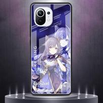 Glass Case For Xiaomi Mi Poco X3 NFC M3 11T Pro 10T Note 10 Lite 9T F3 11i Luxury Tempered Back Phone Cover Original God Lunda Mi 11 gray
