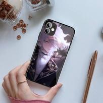 Ant sulaužyto sviedinio telefono dėklas, skirtas iPhone 14 13 12 11 XS X 8 7 6 Plus Mini Pro Max SE 2022, juodas PC TPU stiklo telefono dėklas iPhone SE 2020-2022 gray