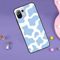Karvės raštas Xiaomi Mi 11 Lite Ultra 9 10 9T 10T 11T Pro dėklui POCO X3 Pro F3 M3 M4 Pro galinis dangtelis Mi 9 white