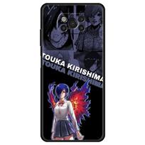 for Xiaomi poco x3 pro x3nfc x3pro Case mi 12 12pro 12x 11 lite 11t Funda 9t 10t Cover Ken Kaneki Touka Kirishima Rize Kamishiro Mi 9T black