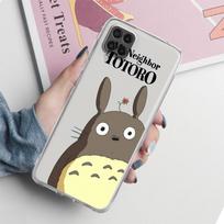 Case for Samsung Galaxy A13 A52 A51 A53 A12 A72 A73 A11 A33 A32 A71 A22 5G A41 A31 A21s Totoro Ghibli Spirited Away Soft Cover Samsung A73 5G gray