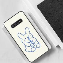 Mielas pieštukinis iliustracijos telefono dėklas Samsung Galaxy S7 Edge Plus S9 S20Plus S20ULTRA S10lite S225G S10 telefonui GalaxyS21S30 white