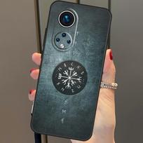 Vikingu simbolio dėklas Honor 50 Lite dėklui Huawei P20 P30 P40 Pro Nova 9 5T P Smart 2021 8X 9X 10i Huawei P20