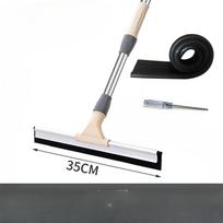 Buitinė  Magic Broom  šluota grindų valytuvas Mop valytuvas Vonios šluotojas grindų valytuvas 35cm smėlis
