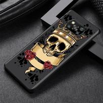 Retro Skull Butterfly Case for Xiaomi Poco X3 NFC M3 M4 Pocophone F1 F3 Redmi Note 9s 9 8 10 Pro Black Soft Phone Cover Coque Xiaomi Poco M4Pro 5G beige