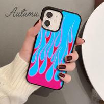 Fashion Flame Pattern Phone Case for iPhone 11 12 13 14 Pro Max mini X XR XS SE 2020 6 7 8 Plus Samsung Galaxy S21 S22 shell iPhone 5 5s SE