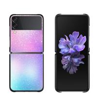 Guscio telefono dėklas, skirtas Samsung Galaxy Z Flip 3 Z Flip3 5G ZF Hrad dėklas Capa Shell Cover Fundas Pink love Color Print Pattern Samsung Z Flip