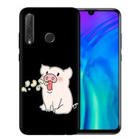 Geriausi draugai Mielas kiaulės katės dėklas, skirtas Coque Huawei Honor 10 20 Lite 10i 8X 8C 9X Mate 20 30 Lite Pro Cover King Queen porai Honor 10