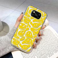 Poco X3 Pro Case Silicon Fundas for Xiaomi Poco X 3 NFC F3 GT M3 Cover Xiaomi Mi 11T Pro 11 Lite 10T 10 Smiley Heart Phone Shell Mi 10 Lite(5G) yellow