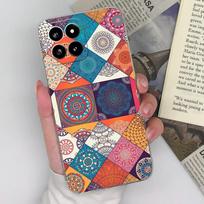 Cover For Xiaomi Poco X6 F5 Pro C51 C50 14 Case Phone Bags Clear TPU Soft Silicone Fancy Pattern Screen Protector High Quality Popular Capa For Xiaomi Xiaomi Poco F5 blue