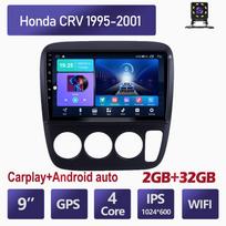 Automobilinė radijo stotelė Carplay Honda CRV 1995-2001 m. Multimedijos vaizdo grotuvas GPS navigacija WIFI 4+64GB 2+32GB