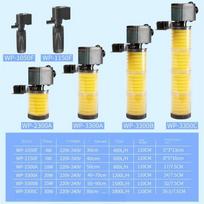 Žuvų akvariumo filtras akvariumo tylus deguonies siurblys įmontuotas filtras panardinamas siurblys trys viename įmontuotas filtras siurblys WP3300A20W yellow