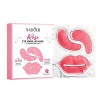 9g×10pcs Rose Eye Mask-Lip Mask Combination Set Moisturizes Eyes and Cares Lips 10pcs