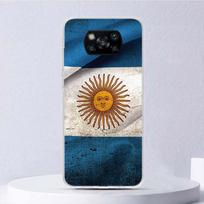 Argentina Flag Soft Case For Xiaomi Poco X3 NFC X4 M4 Pro M3 M2 Phone Cover F3 F2 F1 Mi Note 10 Lite A3 A2 A1 Funda Coque Xiaomi Poco X3 black