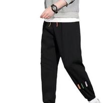 Spring Summer Autumn Fashion Men's Baggy Sweatpants Colorfull Drawstring Cotton Trainning Jogger Pants Casual XXXL juoda