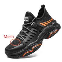 Labor Protection Shoes Comfortable Work Shoes for Women Anti-puncture Safety Shoes for Men Safety Sneakers with Steel Toe Cap 37