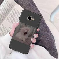 Mielas katės tapetas telefono dėklas Samsung Galaxy A51 A50 A71 A21s A31 A41 A10 A20 A70 A30 A22 A02s A13 A53 5G dangtelis Coque SamsungA735G black
