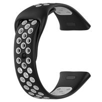 Watchband Sport Silicone Strap For Redmi Watch 3 Bracelet Two-Color Wrist Band For Redmi Watch 3 black
