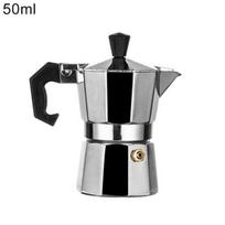 50/100/150/300/450/600ml Coffee Maker Espresso Percolator Stove Top Pot Kettle 50ML sidabras