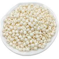 Cream Rice Beads 3/5mm Handmade Accessories Matte Fashion Necklace Jewelry Beaded Material DIY Earrings Bracelet 100/200pcs  Accessories 3mm geltona