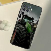 Traktoriaus Automobilio Dėklas OPPO A74 A94 A54 A1K A15 A16 A52 A72 A83 A91 A93 A53S A5 A9 A31 A53 2020 Viršelis OPPO A91 gray