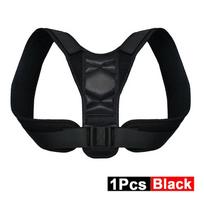 Reguliuojamas laikysenos korektorius, apsaugantis nuo kupriaus, apsauga, stuburo skausmo malšinimas, korekcinis diržas moterims, vyrams, nugaros, pečių atrama S -Weight 30-50KG juoda