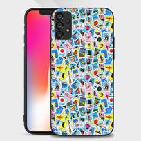 Funny Mexican Bingo Lottery Phone Case For Samsung Galaxy S22 S23 Ultra S21 S20 FE Plus Note 20 Soft Cover Samsungs30plus pink