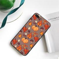 Rudens lapai krinta lapė moliūgas Helovinas Splendid telefono dėklas, skirtas iPhone 13 11 pro XS MAX 8 7 6 6S Plus X 5 5S SE 2020 XR iphone 6 6s black