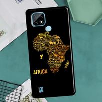 Africa Map Geography Painted Case For OnePlus Nord 2 9 10 Pro 9R 10R 8T Cover For Realme GT Master Neo 2 3 8i 9i 8 Pro OnePlus 9Pro