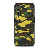 Colour Camouflage Camo For Realme GT Neo2 3 Phone Case For Realme 9 8 7 6 GT2 Pro Plus 5G 8i 9i C3 C21 C11 C25 C35 C21Y Cover Realme 8 black