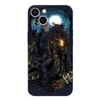 Juodas TPU dėklas Xiaomi Redmi 5 5plus 6 6a 7 7a 8 8a galinis dangtelis bloodborne kraujo mėnulio menas Redmi 6a