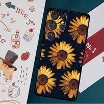 Sunflower Case For Samsung Galaxy S23 S22 Ultra S21 S20 FE S9 S10 S22 Plus Note 20 Note 10 Plus Cover Galaxy S22 Plus