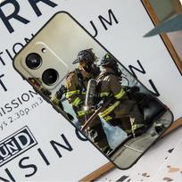 Firefighter Fire Fireman For Realme 12 11 10 9 Pro Plus GT5 GT Neo 6 C55 C53 C51 C35 C33 C30 C25s C21Y C31 C67 Case Realme C31 gray