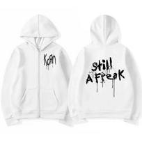 „Korn“ muzikos koncertas, roko grupė „WORLD TOUR“ su užtrauktuku „Hoody“ vyriški „Hip Hop“ metalo gotikos megztiniai su užtrauktuku Vyriški Retro pankroko paltai M