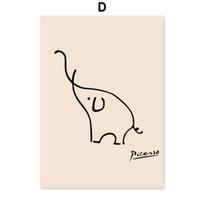 Abstract Matisse Bauhaus Picasso Exhibition Modern Wall Art Prints Canvas Painting Posters Wall Pictures For Living Room Decor No Frame 21*30cm No Frame
