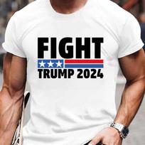 New Usa Tshirt Men Fashion Donald Trump T Shirt Unisex 3D Sports T-shirts Top 6XL juoda