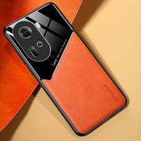 Leather Texture Shockproof  Case for OPPO Reno 11 5G 11F Reno 10 Pro Plus Cover with Car Magnetic Suction Holder Business Full Protection Cover OPPO Reno 11 5G juoda