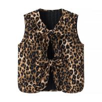 YYFS Women's Fashion Casual Summer Spring Leopard Print Sleeveless O-Neck Blouses & Shirts S