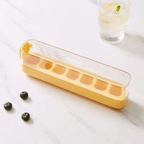 Ledo grotelės Ledo kubelių forma Ledo gaminimo indas Ledo laikymo dėžutė One Size beige