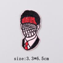 Magic Ball Patch Eye Iron On Patches For Clothing Anime Embroidered Patches On Clothes Diamond Gem Embroidery Patch Hook Loop black
