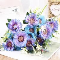 New Agra Sunflower Single Branch Gerbera Home Decoration Fake Flower Simulation Plant rožinė raudona spalva