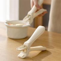 Anti-scalding Bowl Clip, Non-slip Silicone Plate Lifter, Bowl And Dish Clip, Kitchen Clip, Baking Pan, Steamer Clip One Size beige