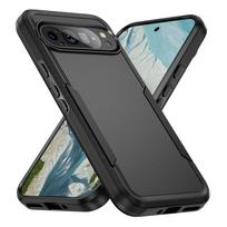 skirtas „pixel 9 pro XL 8 8A“, „Google Pixel 9 Pro XL Pixel9 Pixel8“ dviejų sluoksnių apsauginiai dėklai, apsaugantys nuo kritimo galinio dangčio for Pixel 9 juoda