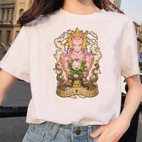 Japonijos anime JoJo's Bizarre Adventure juokingi marškinėliai vyrams moterims su spauda Atsitiktinis Jojo T 2XL balta