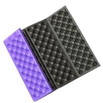Sulankstomas kempingo putplasčio sėdynės pagalvėlė sėdėjimo kilimėlis Minkštas pėsčiųjų paplūdimyje 27.5*9.5*4cm violetinė