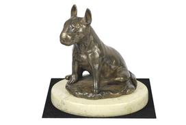 Bulterjeras, Bulis III - šunelio figūrėlė, šuns silueto figūrėlė, trofėjus Art-Dog šunų parodos parodai ruda