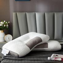 Lengva prabanga SPA masažo pagalvė Viena pagalvės šerdis Apsauga kaklui Suaugusiųjų miego pagalvė Pluošto zona Masažas Sojų baltymų pagalvė 48 * 74Cm piece gray
